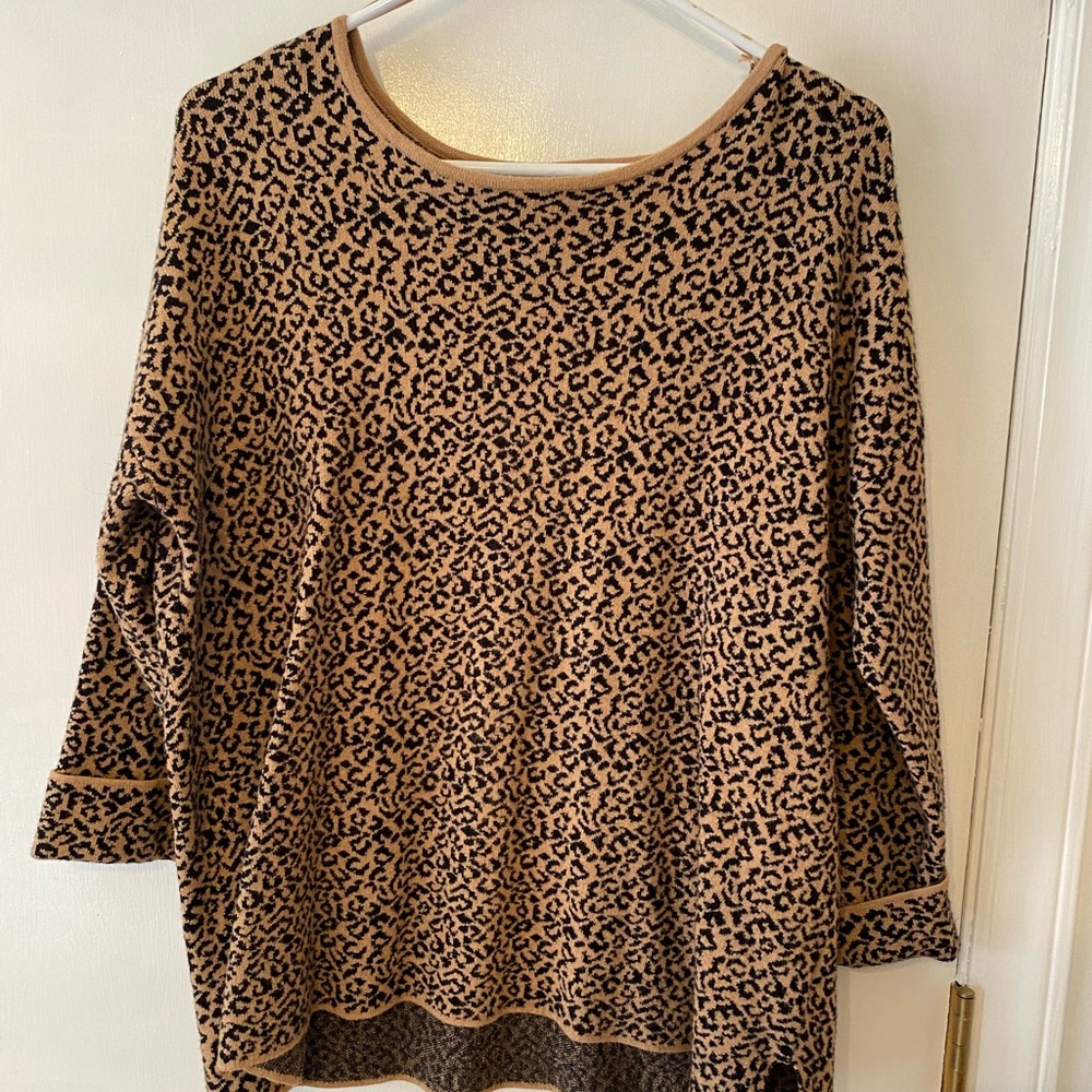 Cheetah Print Sweater